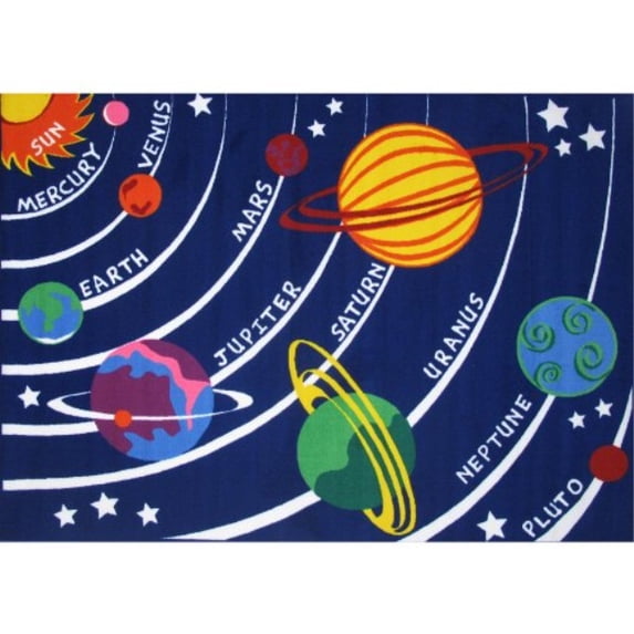 Fun Rugs Children's Fun Time Collection, Solar System