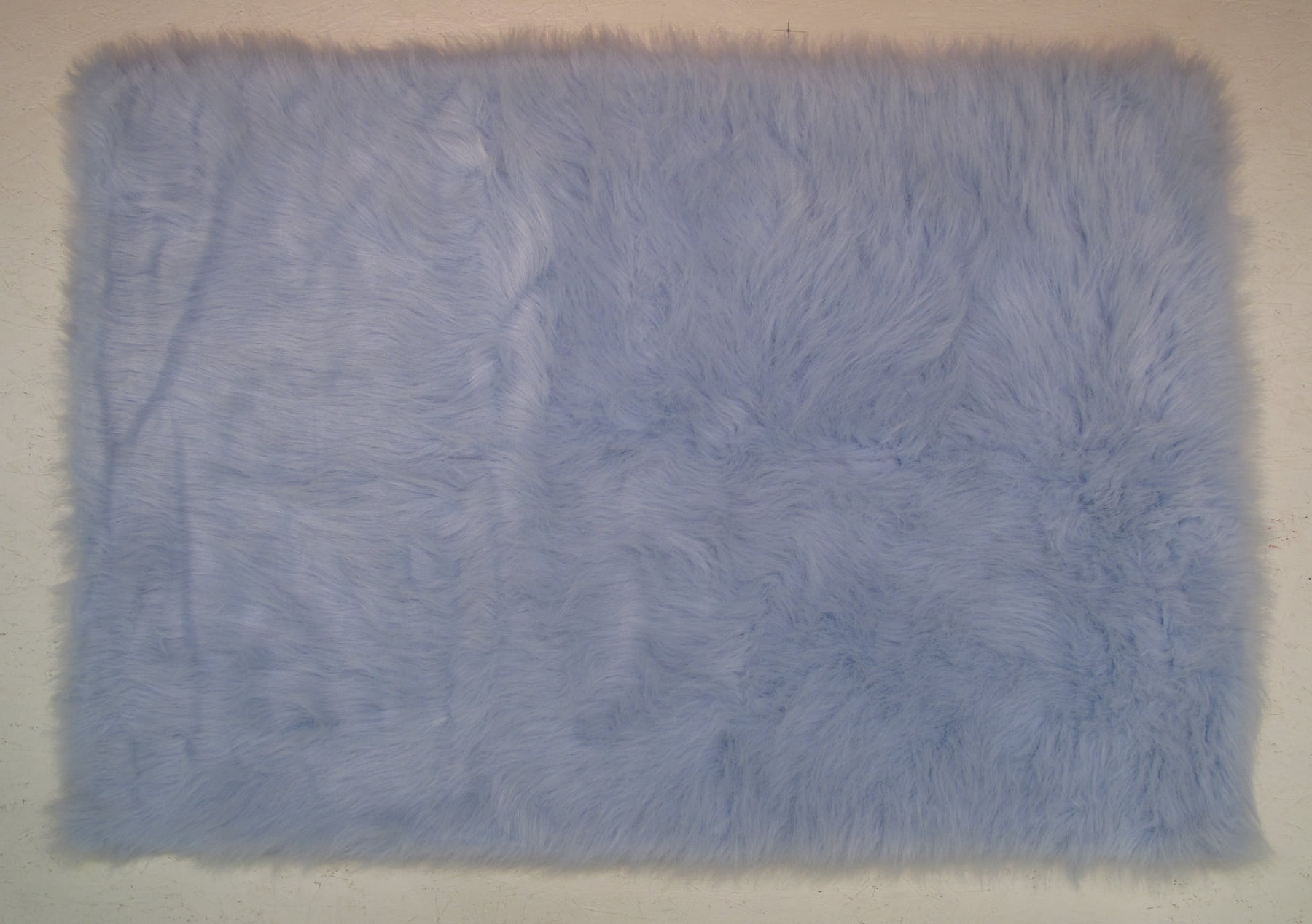Fun Rugs Flokati Light Blue 39" x 58" Rugs
