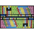 thumbnail image 1 of Fun Rugs Fun Time Area Rug FT-100 Keyboard Multi-Color Technology Keyboard, 1 of 2