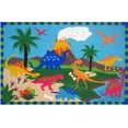 thumbnail image 1 of Fun Rugs Fun Time Area Rug FT-16 World Multi-Color Dinosaurs Bones 3' 3" x 4' 10" Rectangle, 1 of 2