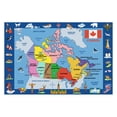 thumbnail image 1 of Fun Rugs Fun Time Collection Map Of Canada Area Rug-Size:5'3" x 7'6", 1 of 2