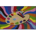 thumbnail image 1 of Fun Rugs Fun Time Collection Painting Time Area Rug-Size:19" x 29", 1 of 2