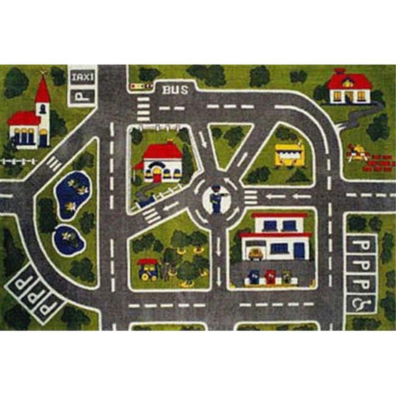 Fun Rugs Fun Time Collection Streets Area RugSize5'3" x 7'6