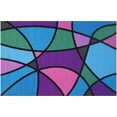 thumbnail image 1 of Fun Time Nylon 39"x58" Wave Runner Area Rug in Multi-Color, 1 of 2