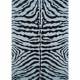 thumbnail image 1 of Fun Time Nylon 19"x29" Zebra Skin-Blue Area Rug in Multi-Color, 1 of 1