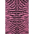 thumbnail image 1 of Fun Rugs Fun Time Collection Zebra Skin-Pink Area Rug-Size:51" x 78", 1 of 2