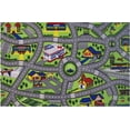 thumbnail image 1 of Fun Rugs Fun Time Driving Fun Area Rug Multi-Color Roads Map Rectangle, 1' 7 Inch x 2' 5 Inch, 1 of 2