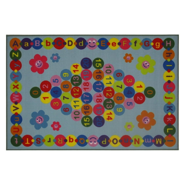 Fun Rugs Fun Time FT97 Happy Learning Area Rug Multicolor