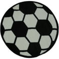 thumbnail image 1 of Fun Rugs Soccerball 39" Round Rug, 1 of 1