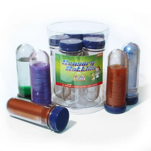 Fun Science FI-LB175BN Jumbo Sensory Bottles, 5 per Pack - Pack of 2