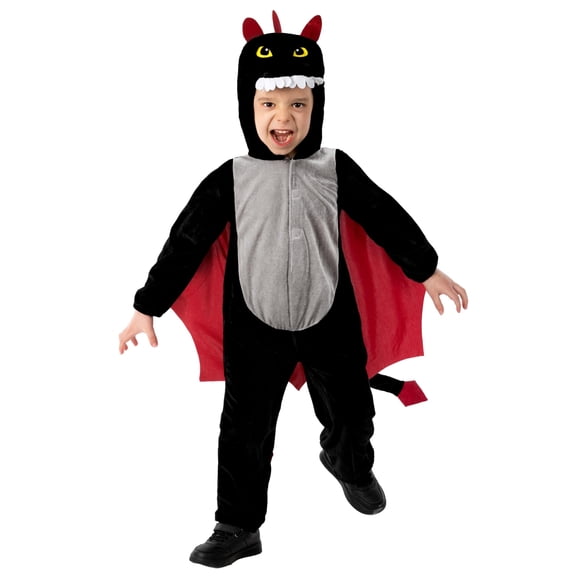 Fun Shack Dragon Kids Halloween Costume For Unisex Black Large
