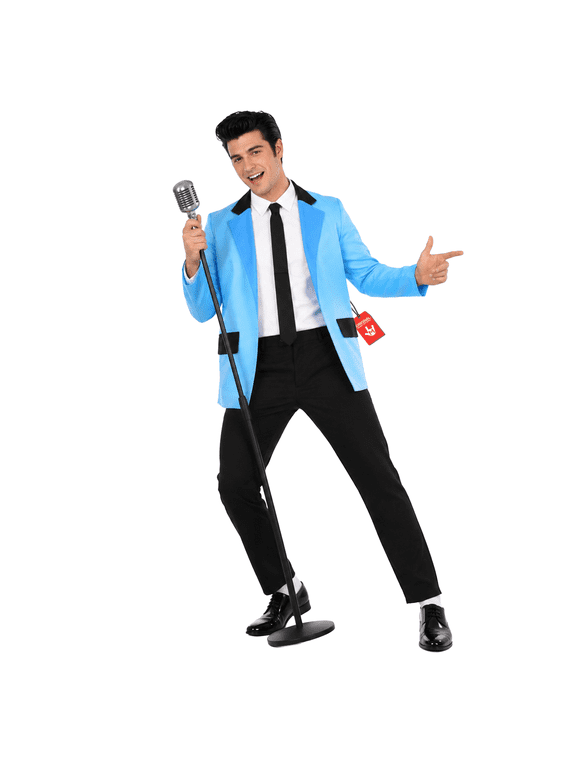 Men's 50s Sock Hop Costume, 1950s Outfit for Men, Retro 50s Attire, Vintage Dance Costume for Men