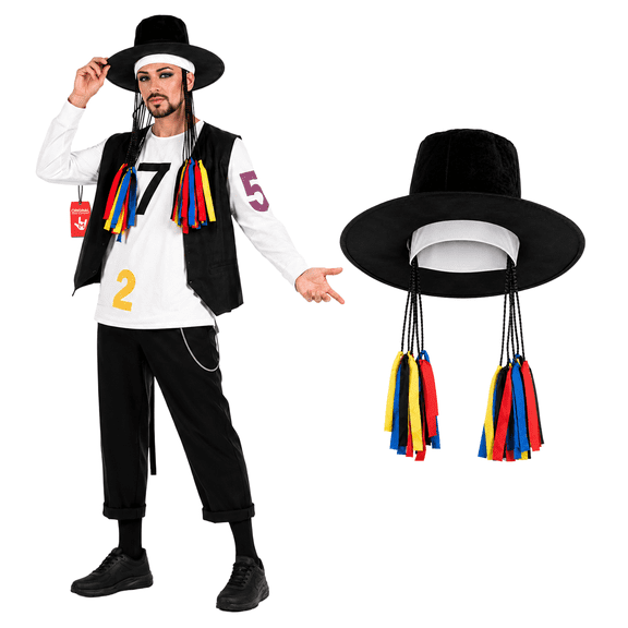 Fun Shack Mens 1980s New Wave Popstar Legend Costume Adult 80s Pop Star Singer Halloween Black M