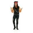 thumbnail image 1 of Fun Shack Mens 80s Glam Rocker Costume Adult Rockstar Rock Punk Star Fancy Dress Halloween Black L, 1 of 5