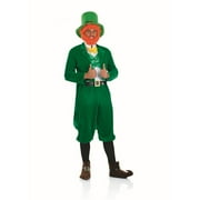 Fun Shack Mens Classic Leprechaun Costume Beard Irish St Patrick Day Fancy Dress Halloween Green XL