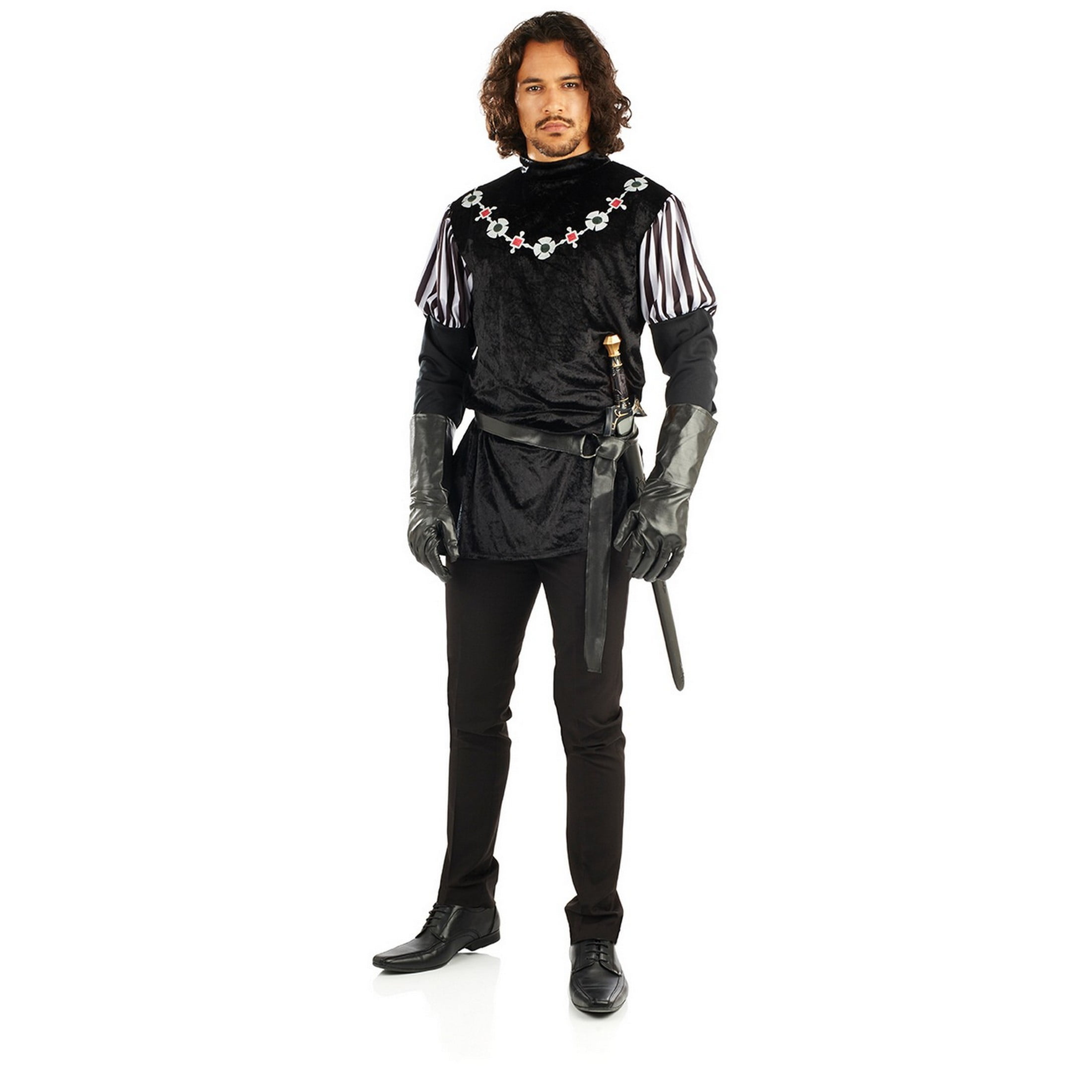Dark Prince Adult Costume Medieval Villain Sheriff of Nottingham Dark Prince Adult Costume Medieval Villain Sheriff of Nottingham