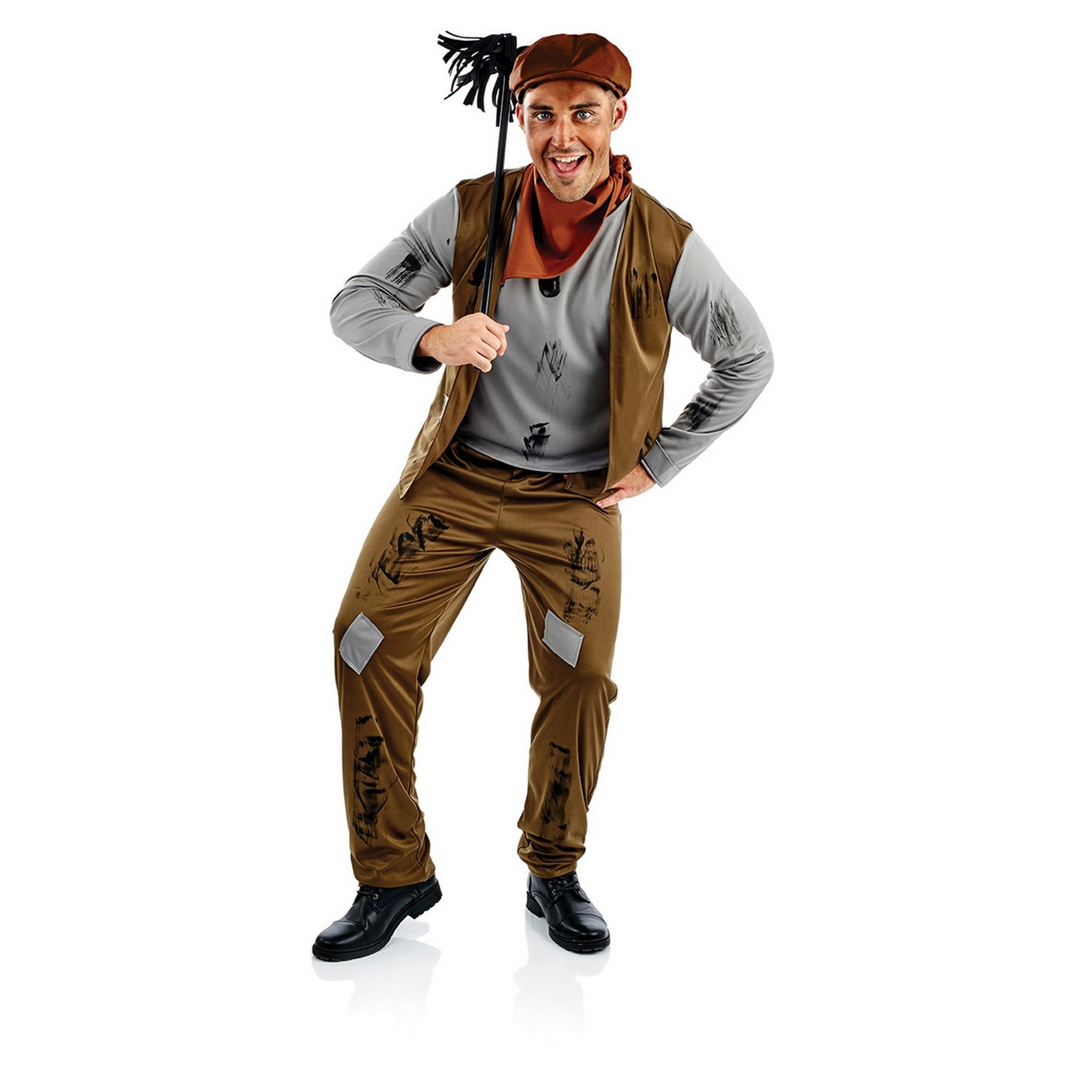 Willy Wonka Chocolate Factory Worker Costume For Men - Complete Candy Maker Outfit