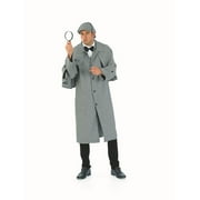 Fun Shack Mens Victorian Detective Costume Adult Historical Sleuth Fancy Dress Halloween Gray M