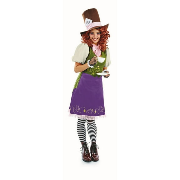 Fun Shack Miss Hatter Womens Halloween Costume For Womens Purple Large