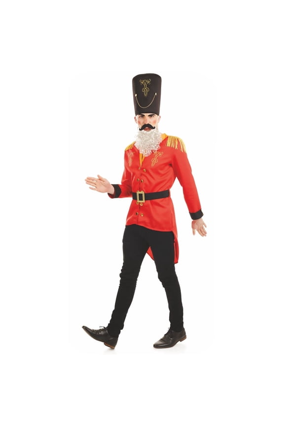 Nutcracker Mens Halloween Costume for Mens Red Large