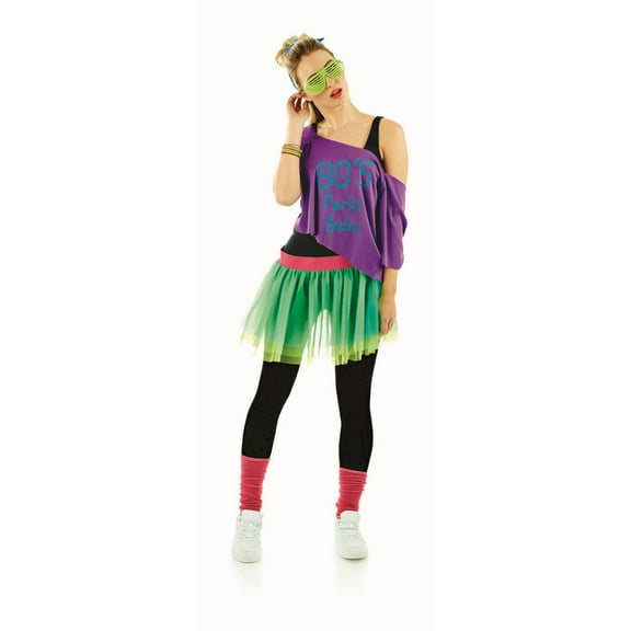 Fun Shack Purple Green Tutu Halloween Costume For Unisex Purple One Size