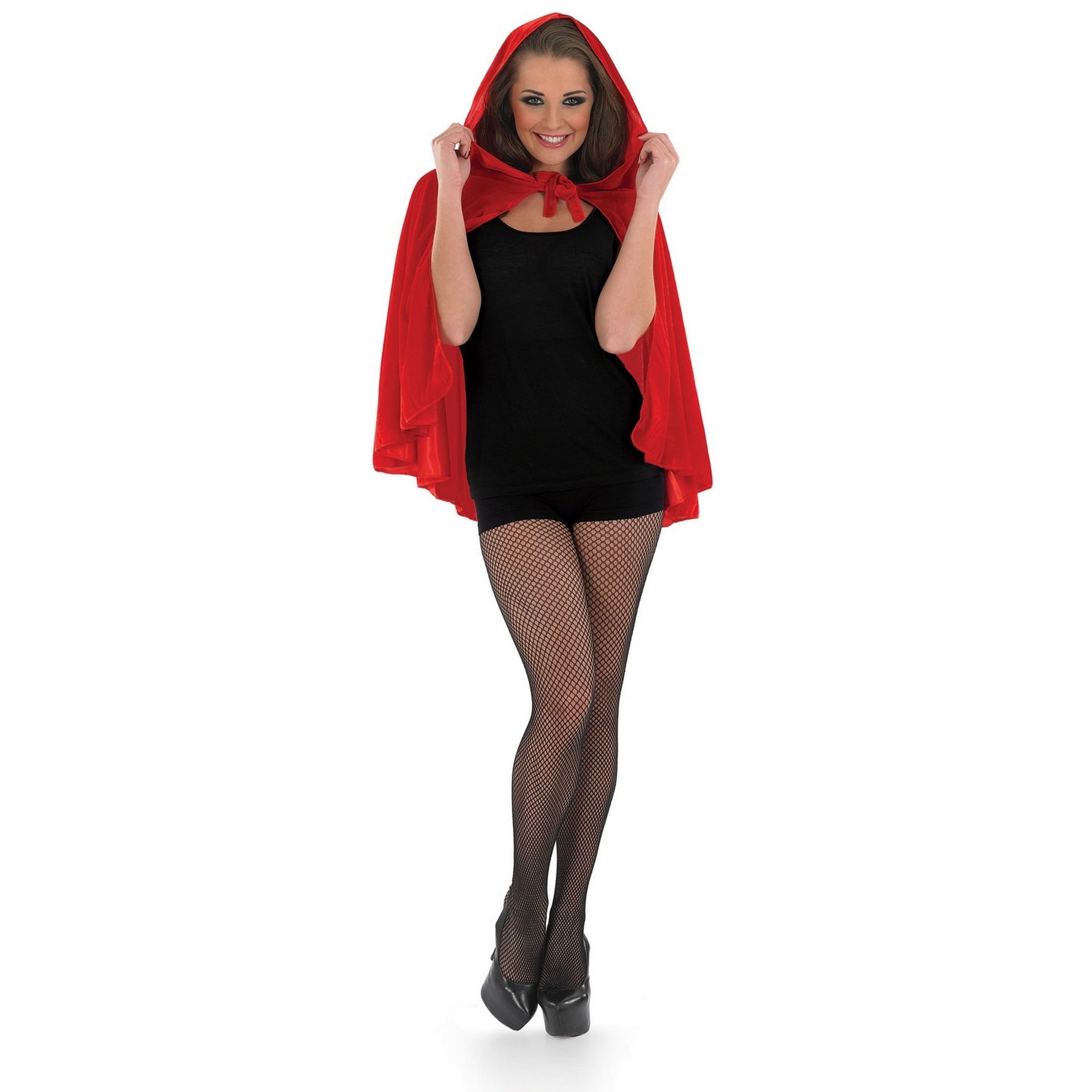 Fun Shack Womens Hooded Cape Vampire Dracula Little Red Riding Hood