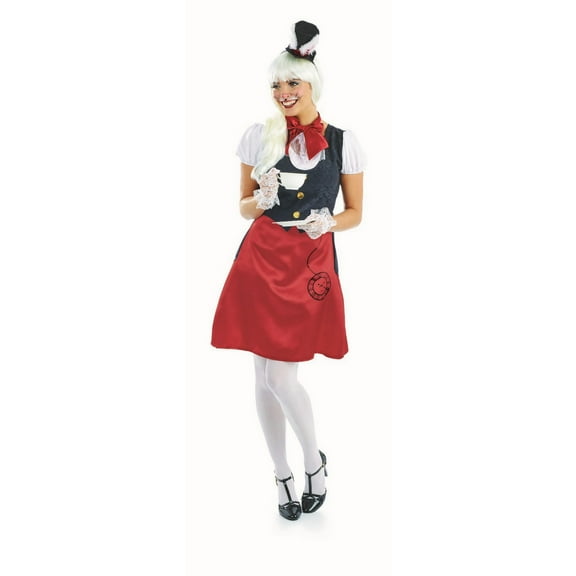 Fun Shack Womens White Rabbit Costume Ladies Alice In Wonderland Outfit Halloween Halloween Red S