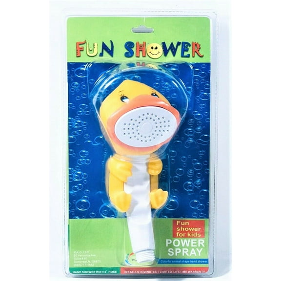 Fun Shower Power Spray for Kids - Yellow