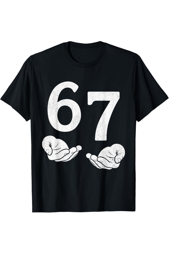 Fun Six Seven 6 7 Funny 67 Gen Alpha Slang 6-7 Meme School T-Shirt