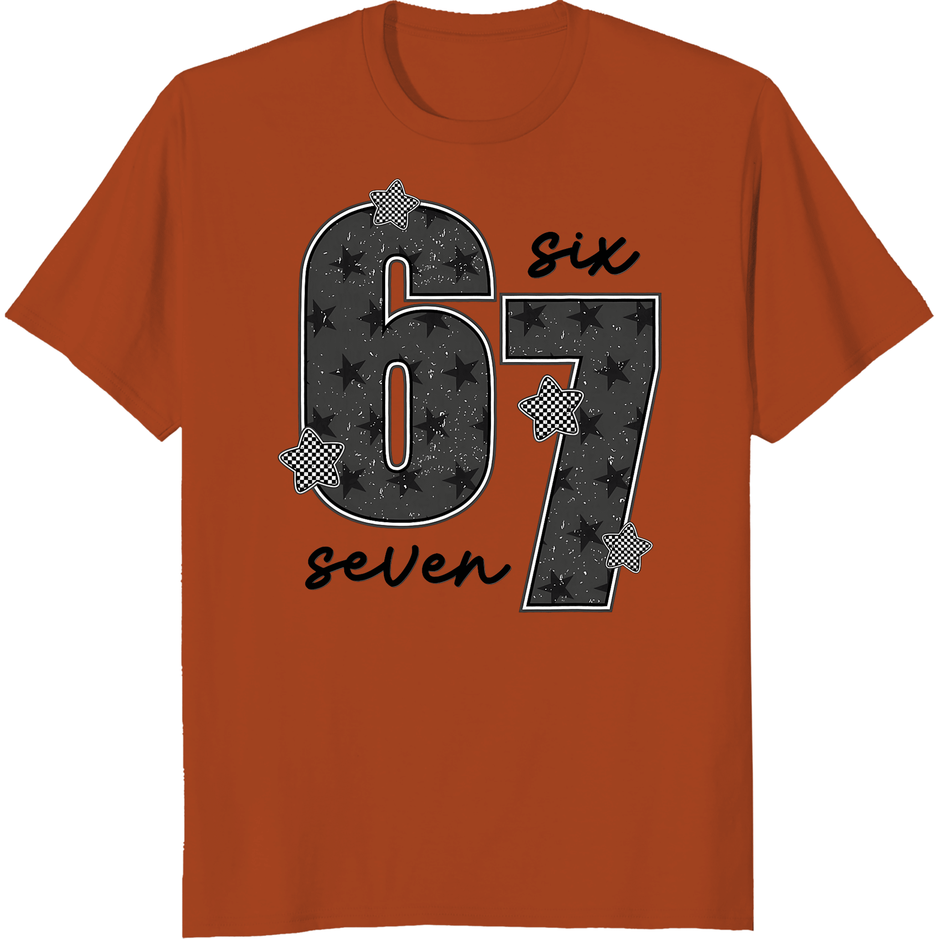 Fun Six Seven 6 7 Star Viral Meme T-Shirt ,Full Sizes S-5XL - Walmart.com