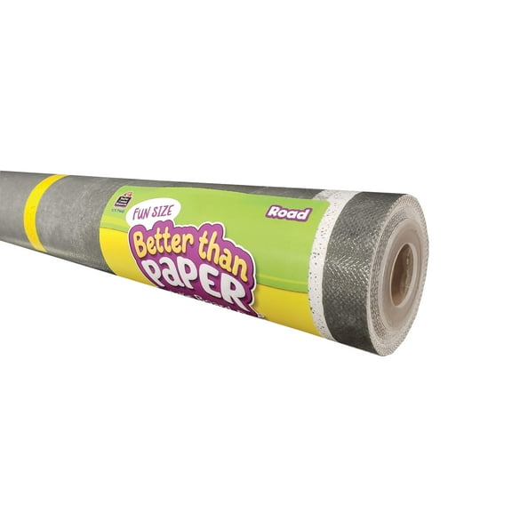 Teacher Created Resources Fun Size Better Than Paper Bulletin Board Roll, 18" x 12', Road