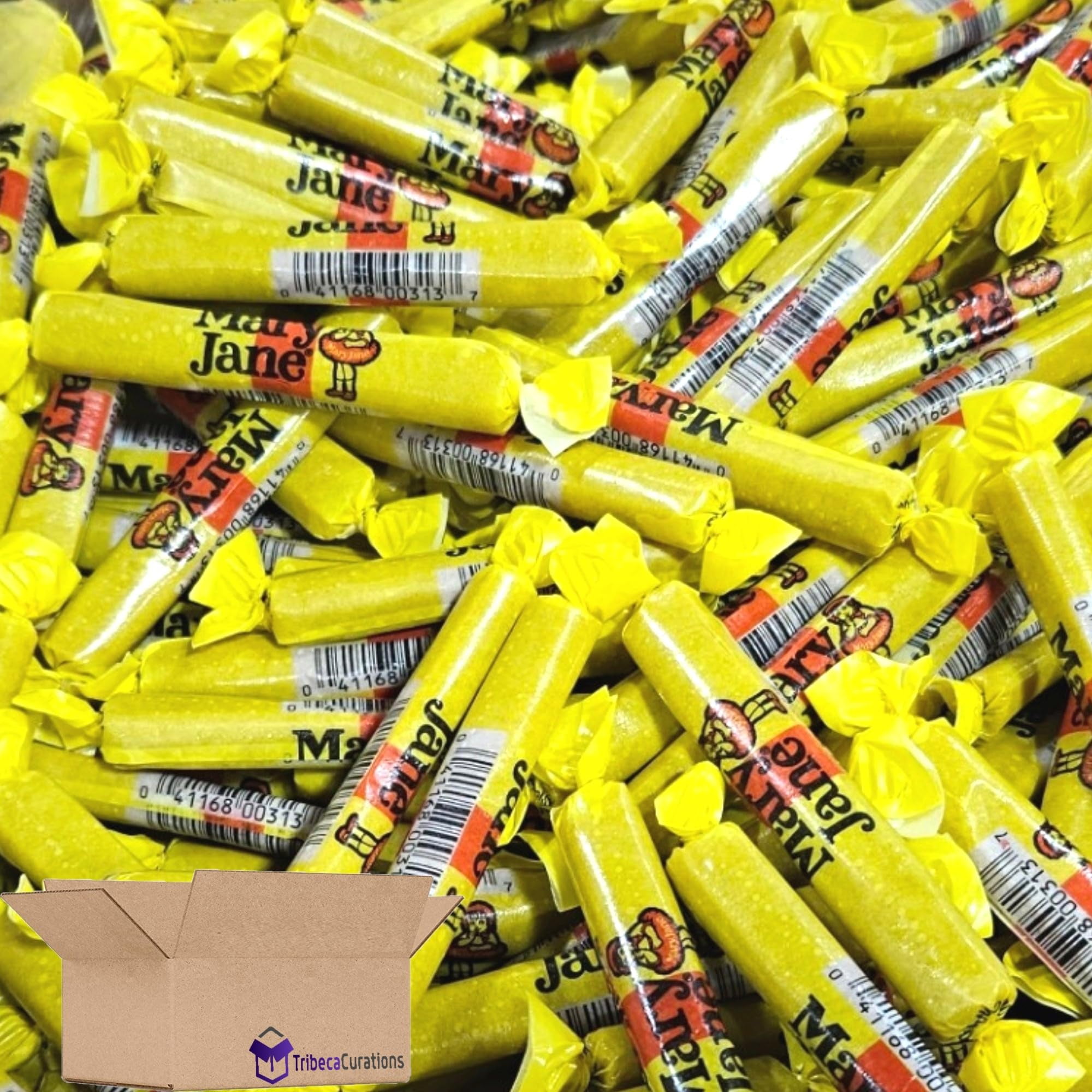 Fun Size Mary Jane Peanut Butter Candy Value Pack 5 Pound Bulk Bag