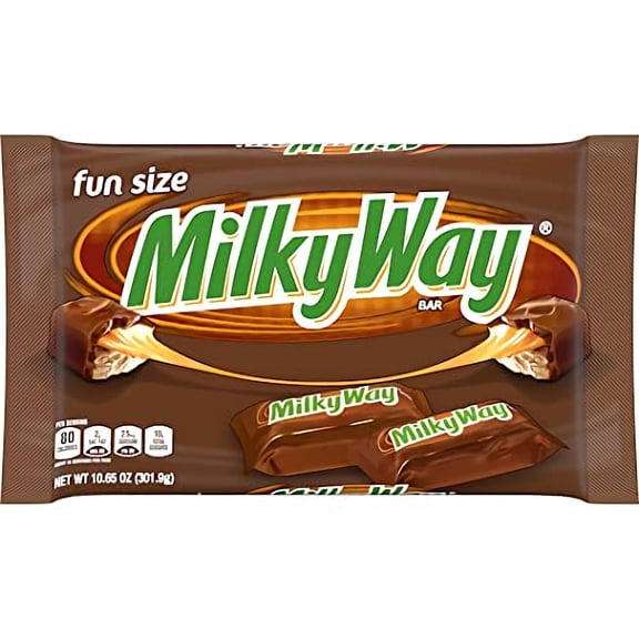 Fun Size Milky Way Bars | 10.65 Oz Bag | Pack of 6