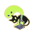 thumbnail image 1 of Fun Specters Stories Enameled Lapel Badge with Glows Effect for Dark Humor Fashion Accessory Gift, 1 of 9