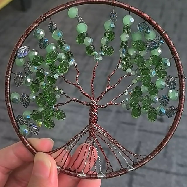 Fun Spring Green Tree Metal Wall Hanging For Mom Grandma Loved Ones