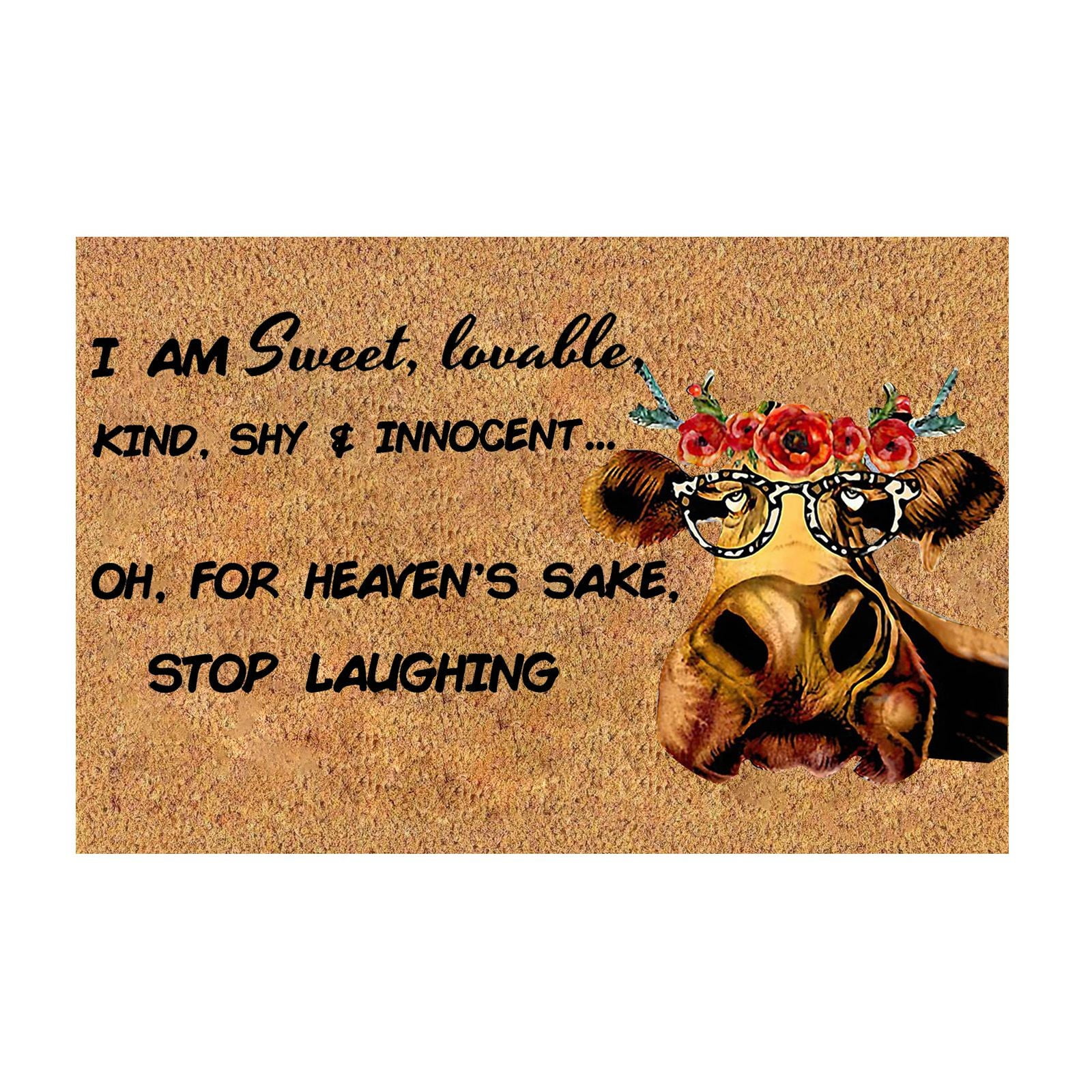 Fun Spring NIU Entrance Welcome Mat NIU Slip Rubber Back Kitchen Fun ...