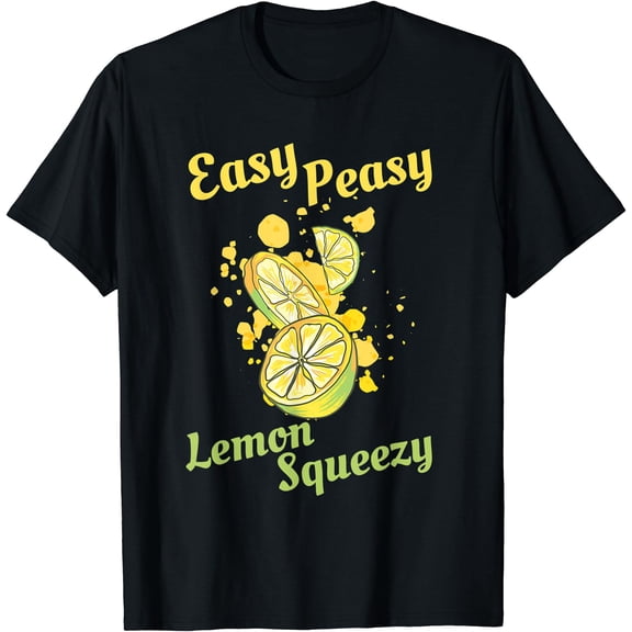 Fun Summertime Lemon Theme | Easy Peasy Lemon Squeezy Tees T-Shirt