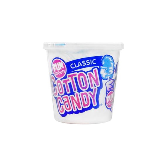 Fun Sweets, Cotton Candy Classic - Cup, Count 1 - Sugar Candy / Grab Varieties & Flavors