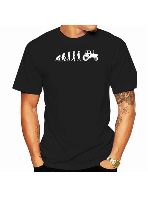 Fun T Shirt Shirt Evolution Traktor John Deer Fend Deutz Versch Harajuku Streetwear Confortable T-shirt Men
