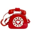 thumbnail image 1 of Fun Telephone Purse for Women Novelty Pink Phone Tote Handbags Top Handle Shoulder Crossbdoy Bag, 1 of 6