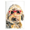thumbnail image 1 of Fun Terrier Dog Red Glasses Animals & Insects Graphic Art Unframed Art Print Wall Art, 1 of 6