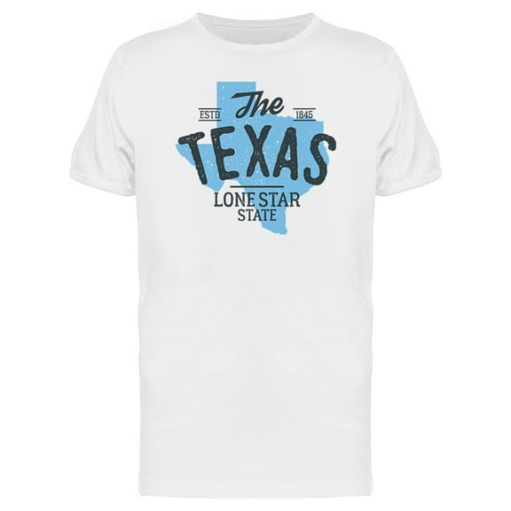 Fun Texas State T-Shirt Men -Image by Shutterstock, Male Medium