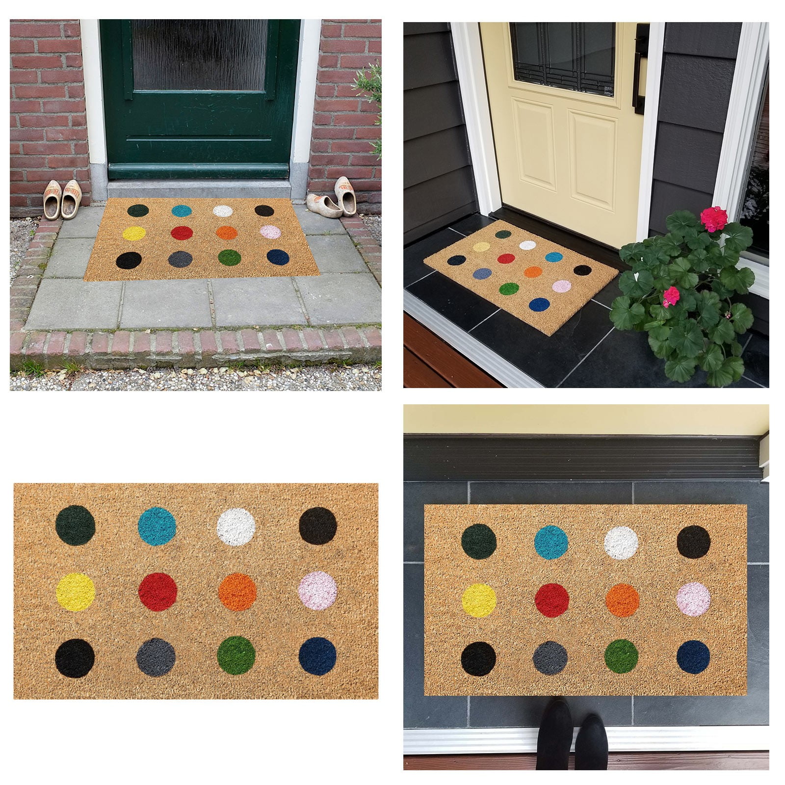 Fun Theme Carpet Non Slip Entry Mat Absorbent Bathroom Kitchen Porch