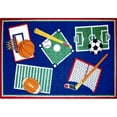 thumbnail image 1 of Fun Time Collection - Sports A Rama Rug - 39 x 58 Inch, 1 of 1