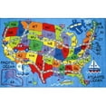 thumbnail image 1 of Fun Time Collection - Travel Fun Rug - 5 Ft 3 In x 7 Ft 6 In, 1 of 1