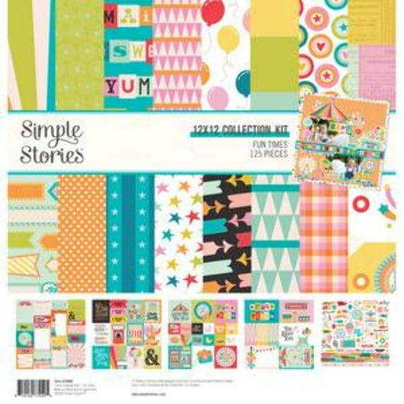 Simple Stories Collection Kit 12"X12"-Fun Times