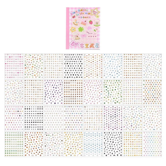Fun Tiny Cut Out Sticker Book Featuring Sticker to Improve Children Imagination and Artistic Skills