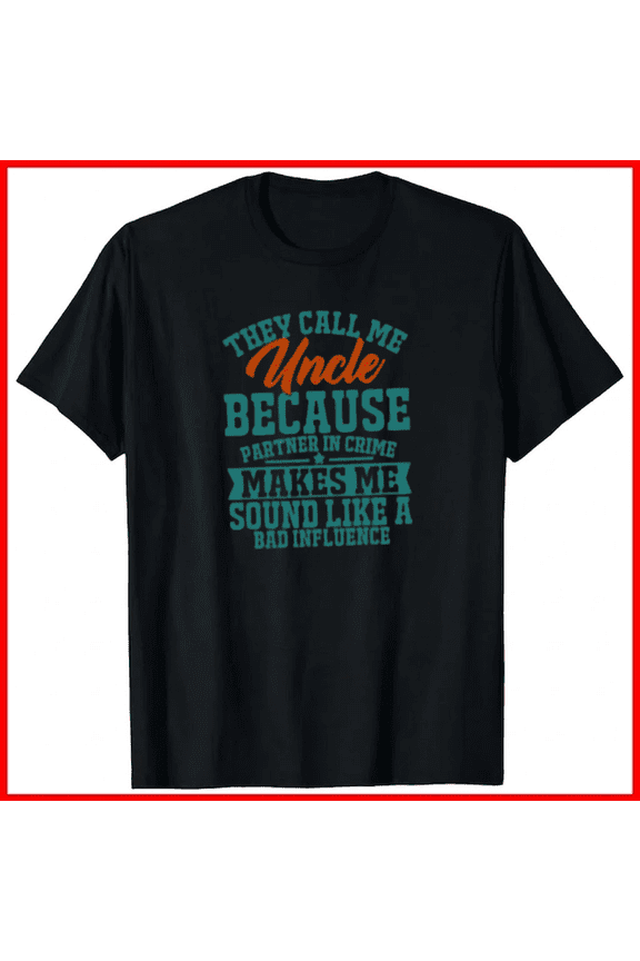 Fun Uncle Graphic Best Funcle Ever Humor Quote Mens Gift Unisex T-Shirt, up to size 5XL