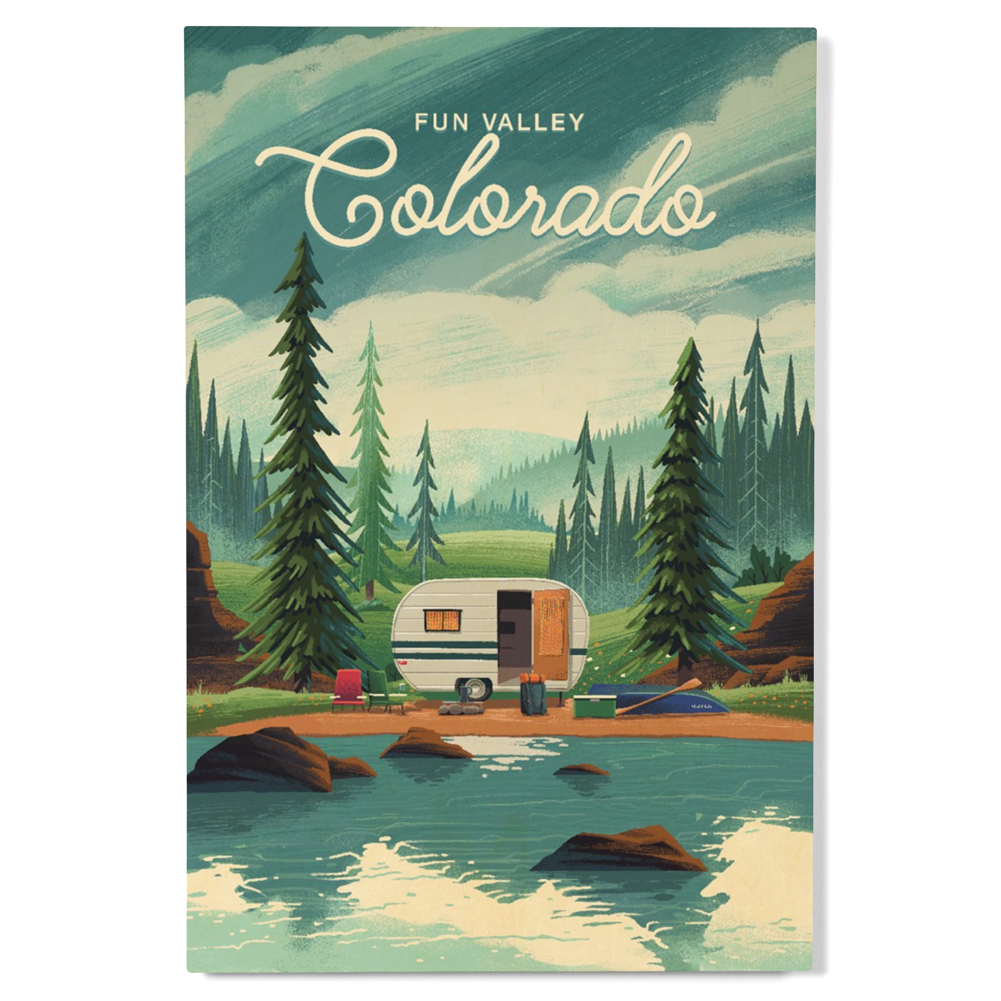 Fun valley colorado outdoor activity at home anywhere camper in