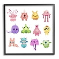 thumbnail image 1 of Fun Varied Monster Creatures Fairy Tales & Fantasy Graphic Art Black Framed Art Print Wall Art, 1 of 7
